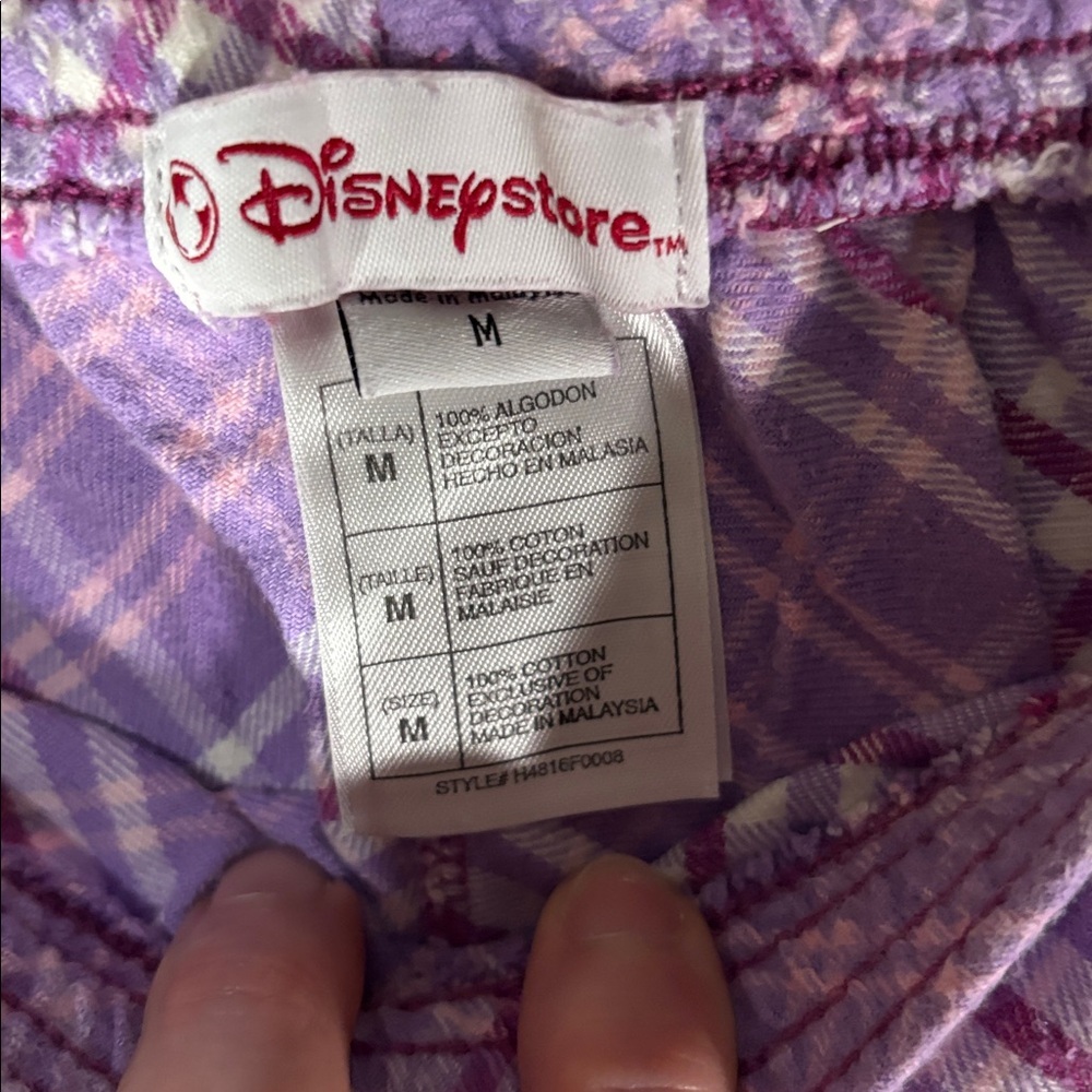 Disney Ivory Long Sleeve Top with Eeyore and flannel pants - Picture 8 of 9